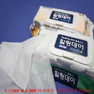 힐링데이물티슈 대형물티슈 요양병원용 큰물티슈 대박 힐링데이물티슈 대형물티슈 요양병원용 큰물티슈 20입