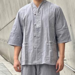 백제봉 생활한복 여름 7부 개량한복 저고리 바지 한벌 세트 남자 여자 법복 남성 여성 절복 바지 절옷 승복
