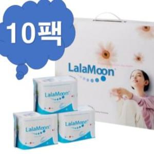 라라문 생리대 데이 8p X 10팩 / 중형 / 날개형