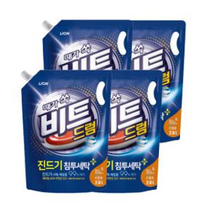 비트 진드기 액체세탁세제 드럼용 리필 2L 4개