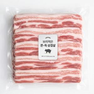 따봉프레시 보리먹은 숙성 흑돼지 황제 듀록삼겹살 육즙가득 쫀득한 구이용 1kg
