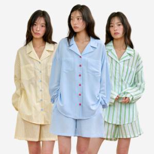 울랄라파자마 베이직라인 파자마 신상 긴팔 반바지 5종 여성페어 잠옷 모음전 /무료배송