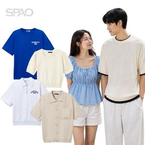 (스파오)32%쿠폰 썸머 라스트찬스 반팔/나시/반바지/냉감/린넨 외 최종결산 BEST 100종