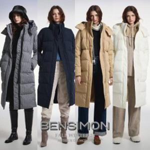 (벤시몽(BENSIMON)_슈즈)벤시몽 여성 하이넥 롱 볼패딩 점퍼 4종 택1