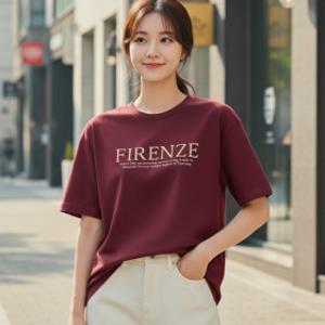 피렌체 20수 쿨론 반팔티 S~3XL 빅사이즈 티셔츠 여성 여자 남성 남자 쿨론티 단체티 남여공용 기능성 박스