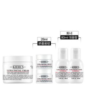 갤러리아 8 키엘 수분 장벽 크림 125ml 세트 (+28ml 본품용량토너 80ml 대용