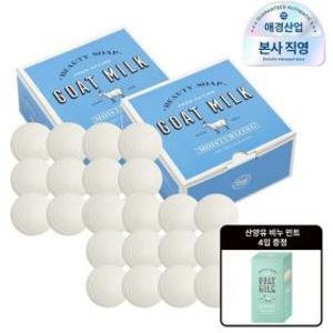 샤워메이트 산양유 비누 90g X 24개입 오리지널  + 산양유 비누 민트 4입