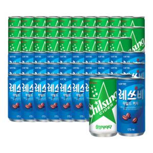 칠성사이다 190mlx30캔+레쓰비 마일드 캔커피 175mlx30캔