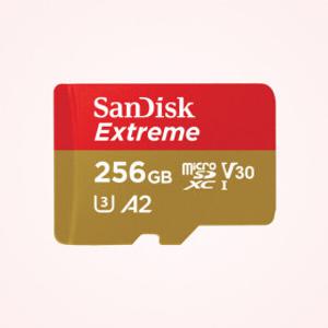 SanDisk 익스트림 마이크로SD카드 256GB Class10 190Mb QXAV 무료배송 ST1 e