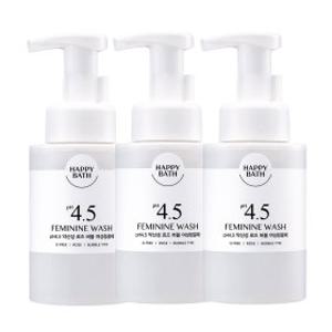 해피바스 PH4.5 로즈 버블 여성청결제300ml 3개