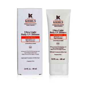 키엘 울트라 라이트 데일리 UV 디펜스 선크림 썬스크린 60ml(SPF50)  2개 구매시 할인