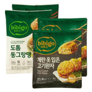 비비고 도톰동그랑땡 340g 2개 + 계란옷 입은 고기완자 480g 2개