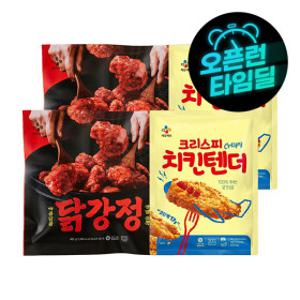 CJ 닭강정 480G 2개 + 크리스피 치킨 텐더300G 2개