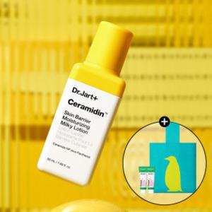 닥터자르트 세라마이딘 스킨 베리어 모이스처라이징 밀키 로션 50ml (+시카 크림 7mlx2+미니 토트백)