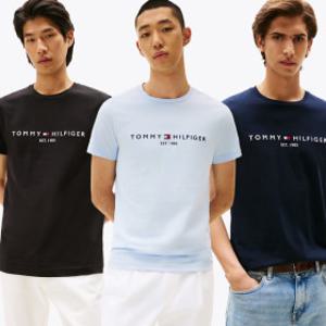 (공식) 타미힐피거 (정상가: 95 000원)  EXCLUSIVE  코어 로고 티셔츠 9종 택1 T12G1TPO800MT3