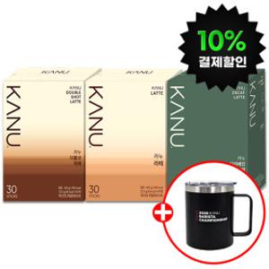 (결제할인)맥심 카누 라떼 60T(30T+30T) 외 3종 골라담기 + 스텐머그 증정
