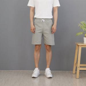 린넨반바지 (그레이) 남성 여름바지 마바지 쿨팬츠 허리밴딩 3XL 빅사이즈