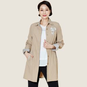 마담엘레강스 파밀라 스트라이프 배색 재킷 K221JK01