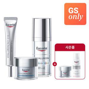 [GS단독] 유세린 하이알루론 3X 아이크림 15ml+3X 나이트크림 50ml+에피셀린 세럼 30ml (증)나이트크림20ml+일루미네이팅 세럼 7ml 2개