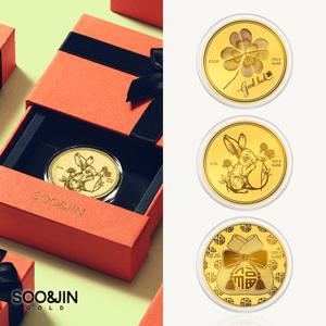수앤진골드 순금 코인 골드바 0.2g 8종 택1