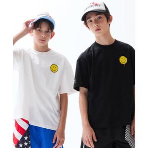 [아이스비스킷] 스마일 스티커 그래픽 티셔츠IB62TR509