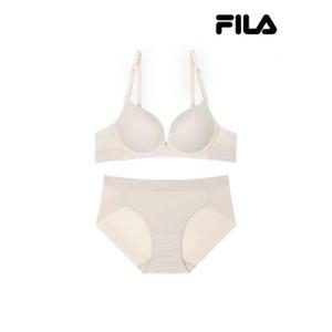 [휠라 언더웨어]아웃핏 시즈널 라이트베이지 노와이어 세트(F6453F_LBE)