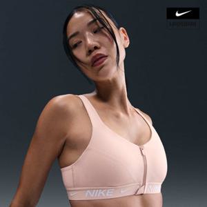 [나이키] 인디 하이 서포트 여성 패드 지퍼 프런트 스포츠 브라 HQ2752-667