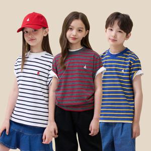 [26FW 10%][빈폴키즈] 스트라이프 반소매 티셔츠 (4종 택1)