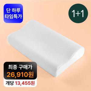 [TAG가 46,200원]지누스 2개 SET 컨투어 메모리폼 필로우 베개 51x30