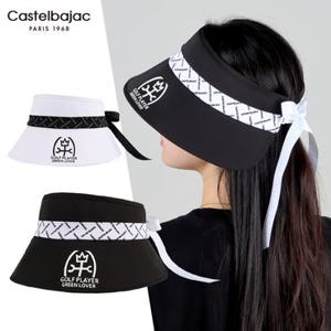 [무료배송] 까스텔바작 얼루어 리본 여성 바이저 BWEW-GC503