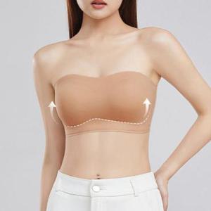 [오늘의픽][큰손할인] 오프숄더브라 끈없는 슬림핏 여름 노와이