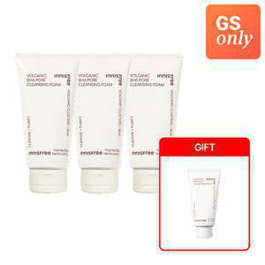이니스프리 [3개] 화산송이 모공 바하 클렌징 폼 150g+기프트(화산송이 클렌징 폼 30g)