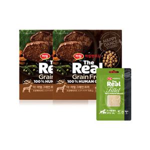 하림펫푸드 더리얼 GF 오븐 소고기 시니어 3.2kg+필렛 닭안심