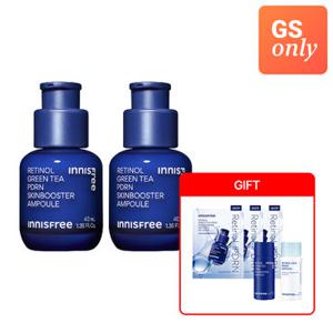 [GS단독] 이니스프리 레티놀 그린티 PDRN 앰플 40mL 2개+기프트(PDRN 앰플 10ml+시카 앰플 10ml+PDRN 앰플 겔 마스크 3매)