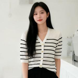 태그미 썸머 골드버튼 린넨블렌딩 가디건 3종 택1