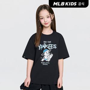[MLB키즈 공식]26SS 스트릿 바크&바니 썸머 아트웍 티셔츠 7ATSB4963-50BKS