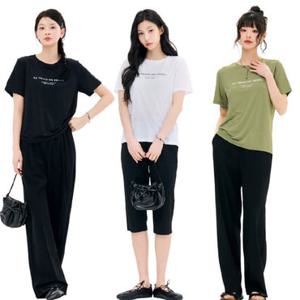 [체이스컬트] 여성 레터링 루즈핏 반팔 티셔츠 5컬러