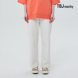 [TBJ]여성 코튼린넨 릴렉스드핏 백밴딩 팬츠 (T212PT761P)