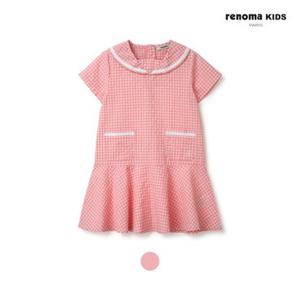 [레노마키즈_GS할인가] 썸머마린체크원피스 (R2322O620-T)