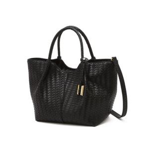 [백화점][헤지스]HIBA6F345BK_[H-ARCO Weave] 여성 아르코 위빙 블랙 토트백 M
