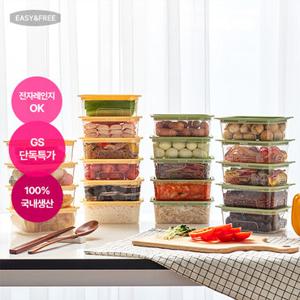 이지앤프리 퓨어닛 직사각용기 400ml 24P