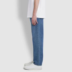 [JAJU/자주] 남 스트레이트 데님 팬츠_블루