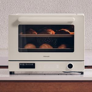 위즈웰 인헨스2 컨벡션 전기오븐 40L 제과제빵 홈베이킹 스팀오븐  WOP200C G