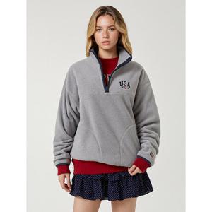 [백화점][후아유] 공용 USA Fleece Half Zip-up WHMAG2291U