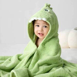 수수베베 유아 아기 목욕 수건 가운 타올 키즈 비치 후드 타월