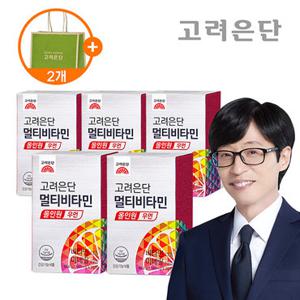 고려은단 멀티비타민 올인원 우먼 30정 5박스 (5개월분) +쇼핑백2장