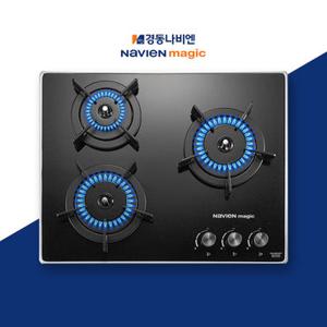 [전국설치]경동나비엔 GRB-6003 LNG/LPG 가스레인지 3구 쿡탑 교체 NA/PA