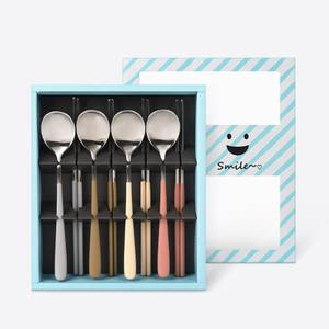 화인센스 보드레 수저세트 4P / 한식수저 / 부부수저