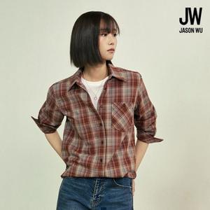 [TV상품]제이슨우 26FW NEW Delia 페디드 코튼 체크 셔츠 2종