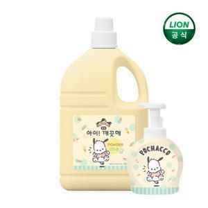 아이깨끗해x포차코 대용량 핸드워시 4.5L x 1개 + 490ml 포차코공용기 x 1개